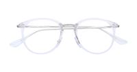 Transparent Ray-Ban RB7140-49 Round Glasses - Flat-lay