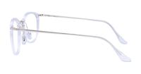 Transparent Ray-Ban RB7140-49 Round Glasses - Side