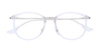 Transparent Ray-Ban RB7140-51 Square Glasses - Flat-lay