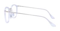 Transparent Ray-Ban RB7140-51 Square Glasses - Side
