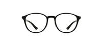 Matt Black Ray-Ban RB7156-53 Round Glasses - Front