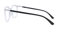 Transparent Ray-Ban RB7190 Square Glasses - Side