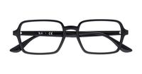 Black Ray-Ban RB7198 Rectangle Glasses - Flat-lay