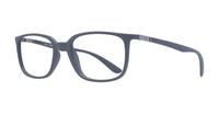 Matte Grey Ray-Ban RB7208 Round Glasses - Angle