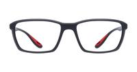 Matte Black Ray-Ban RB7213M Square Glasses - Front