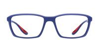 Matte Blue Ray-Ban RB7213M Square Glasses - Front