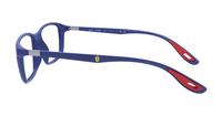 Matte Blue Ray-Ban RB7213M Square Glasses - Side