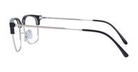 Black/Silver Ray-Ban RB7216-51 Square Glasses - Side