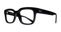 Black Ray-Ban RB7217-54 Rectangle Glasses - Angle
