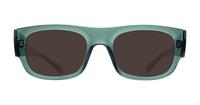 Transparent Green Ray-Ban RB7218-52 Rectangle Glasses - Sun