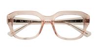 Transparent Pink Ray-Ban RB7225-52 Square Glasses - Flat-lay