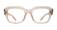 Transparent Pink Ray-Ban RB7225-52 Square Glasses - Front
