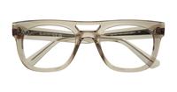 Transparent Light Brown Ray-Ban RB7226-52 Square Glasses - Flat-lay
