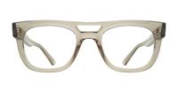 Transparent Light Brown Ray-Ban RB7226-52 Square Glasses - Front