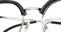 Black On Silver Ray-Ban RB7229 Square Glasses - Detail