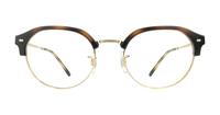 Havana On Arista Ray-Ban RB7229 Square Glasses - Front