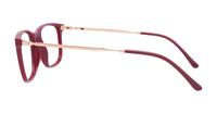Red Ray-Ban RB7244 Oval Glasses - Side