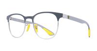 Grey / Silver Ray-Ban RB8327VM Round Glasses - Angle
