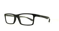 Black / Grey Ray-Ban RB8901-55 Rectangle Glasses - Angle