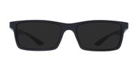Demi Gloss Black Ray-Ban RB8901 Rectangle Glasses - Sun