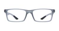 Demi Gloss Grey Ray-Ban RB8901 Rectangle Glasses - Front