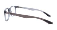 Matte Transparent Grey Ray-Ban RB8903 Square Glasses - Side