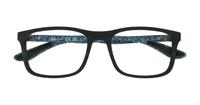 Matte Black Ray-Ban RB8908 Rectangle Glasses - Flat-lay