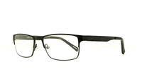 Black/Grey Reebok 2029 Rectangle Glasses - Angle