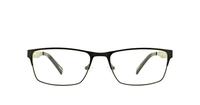 Black/Grey Reebok 2029 Rectangle Glasses - Front