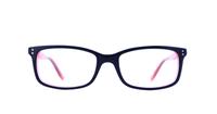Navy Reebok 6004 Rectangle Glasses - Front