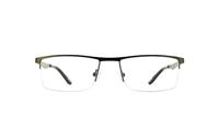 Gunmetal Reebok 7008 Rectangle Glasses - Front