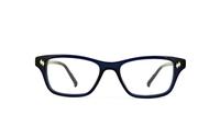 Midnight Blue Scarlett of Soho Tucker Rectangle Glasses - Front