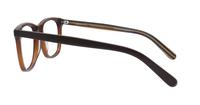 Brown Scout Made in Italy Apollo Rectangle Glasses - Side