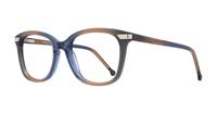 Blue Scout Made in Italy Bauta Square Glasses - Angle
