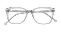 Clear Scout Made in Italy Bauta Square Glasses - Flat-lay