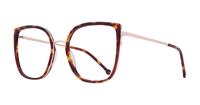Tortoise Scout Made in Italy Colombina Cat-eye Glasses - Angle