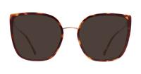 Tortoise Scout Made in Italy Colombina Cat-eye Glasses - Sun