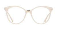 Cream Scout Made in Italy Dolomiti Round Glasses - Front