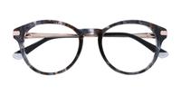 Black Scout Made in Italy Genova Round Glasses - Flat-lay