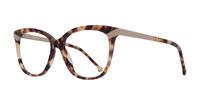 Tortoise Scout Made in Italy Gnaga Cat-eye Glasses - Angle