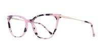 Purple Havana Scout Made in Italy Moretta Cat-eye Glasses - Angle