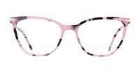 Purple Havana Scout Made in Italy Moretta Cat-eye Glasses - Front