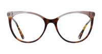 Tortoise Scout Made in Italy Navona Cat-eye Glasses - Front