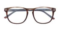 Brown Scout Made in Italy Pisa Round Glasses - Flat-lay