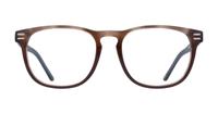 Brown Scout Made in Italy Pisa Round Glasses - Front