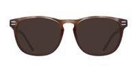 Brown Scout Made in Italy Pisa Round Glasses - Sun