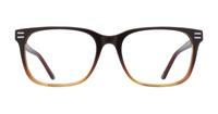 Brown Scout Made in Italy Rialto Rectangle Glasses - Front