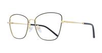 Black Scout Made in Italy Roma Cat-eye Glasses - Angle