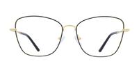 Black Scout Made in Italy Roma Cat-eye Glasses - Front