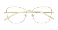 Cream Scout Made in Italy Roma Cat-eye Glasses - Flat-lay